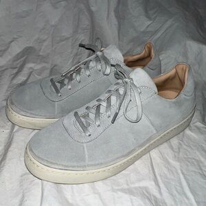 Mulo Shoes Mens Size 8 Casual Suede Sneakers Shoes Lace Up Gray Grey